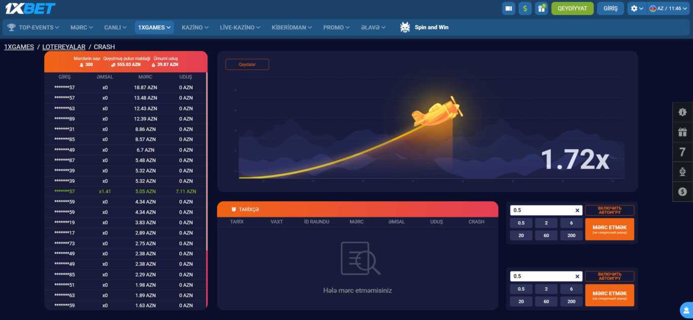 1xBet Crash